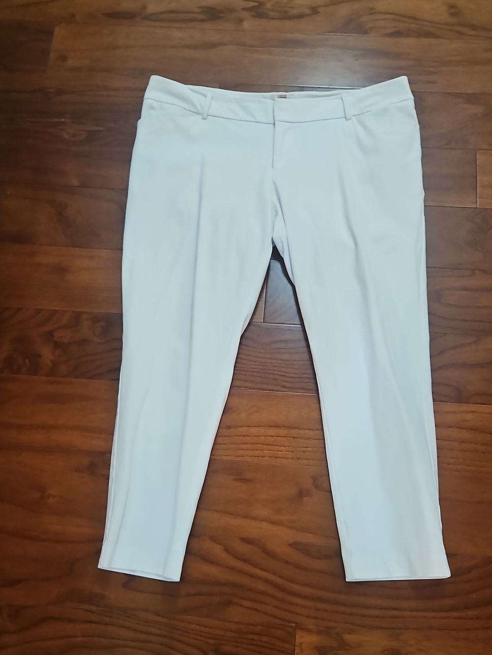 Merona White Cropped Dress Pants 16
